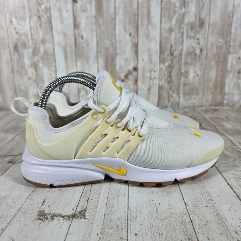 Nike Air Presto Coconut Milk University Gold Womens Sneakers 878068-104 White - Picture 1 of 8